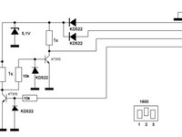 Фото: Схема для программатора 1-Wire + Debug