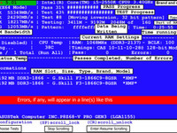 Фото: что означают параметры MemTest ОЗУ